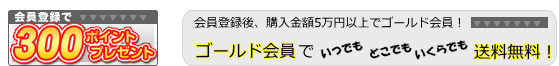 ゴールド会員で送料無料