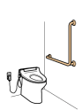 高齢者施設向け手すり　Ｌ型