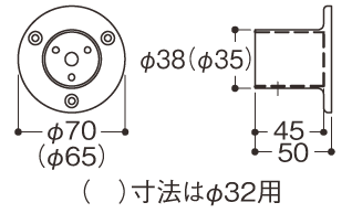 エンドベース寸法