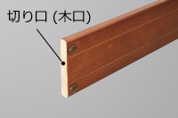 補強板の切り口