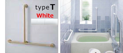T-Shaped Grab Bar for Bathtubs and Showers ( semi-custom made )