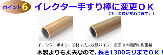 イレクターに変更可能