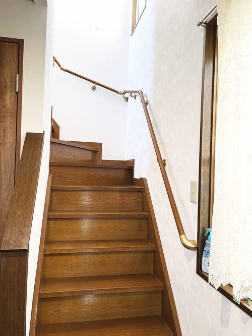 まわり階段手すり(取付例21下)