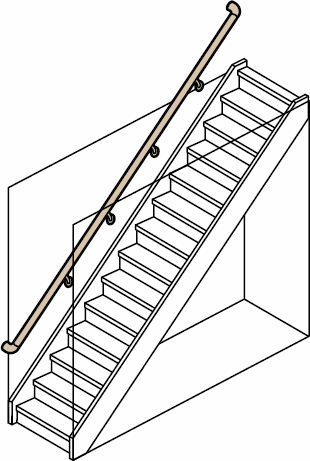 階段のプラン　設置例1