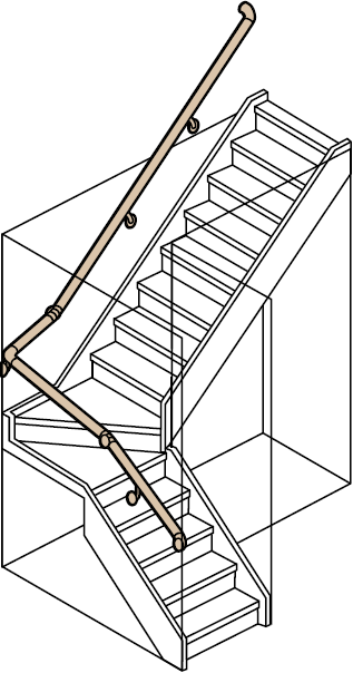 階段のプラン　設置例4