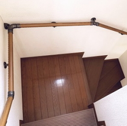 TOTO木製手すり EWT14BF 直付フレキシブルブラケット