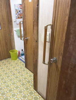 手すり金具EWT14BDの取付