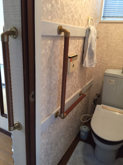 補強板の手すり施工事例03