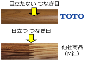 TOTO手摺りのつなぎ目