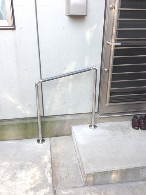 屋外ステンレス手摺(施工例20)