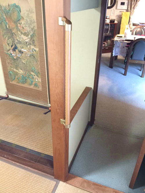 廊下出入り口の手すり(施工例31)
