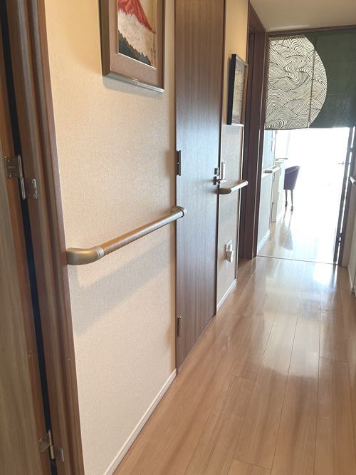 廊下手すりI型TOTO製(施工例60)