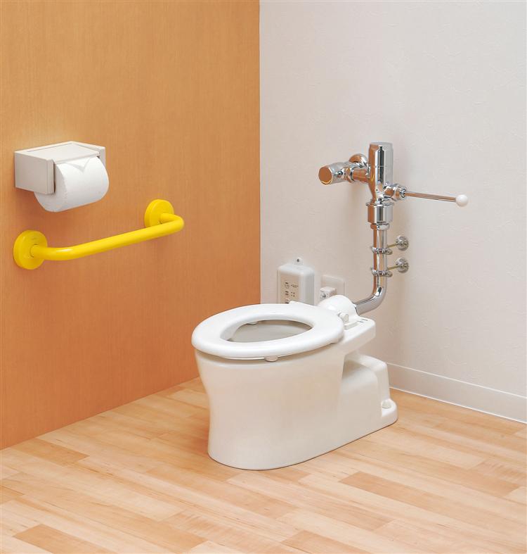 トイレ浴室用手すり　細めで握りやすいステンレス手すり