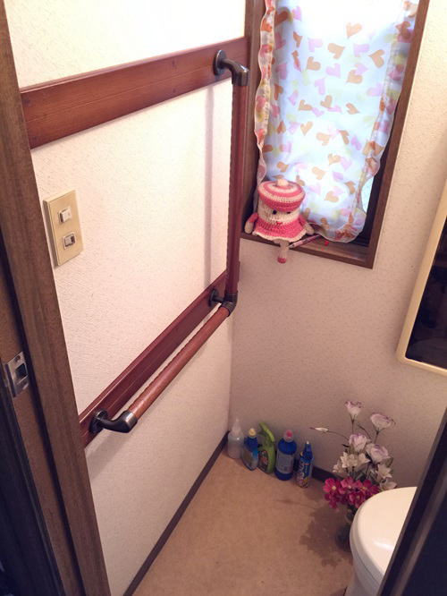 木製L型手すり補強板あり(施工例41)