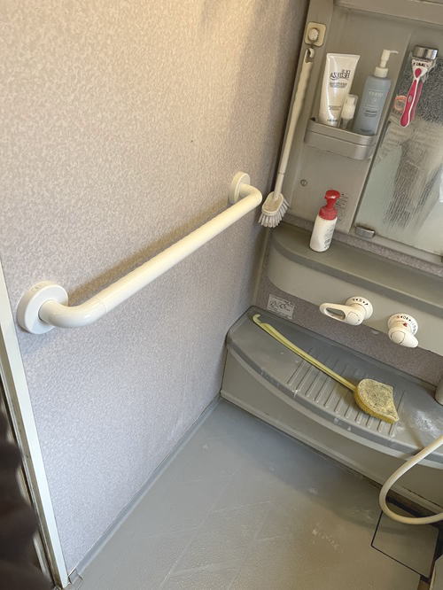 ユニットバス用TOTOインテリアバーFシリーズ手摺(施工例14)