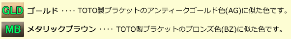 矢崎化工とTOTOの色比べ