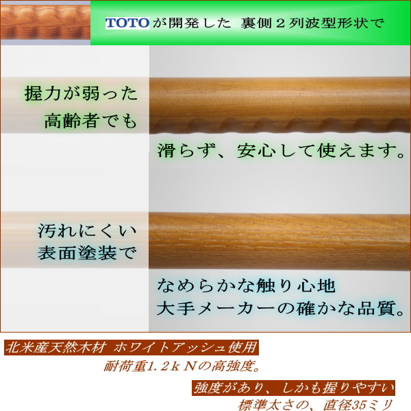 横手すり棒の説明