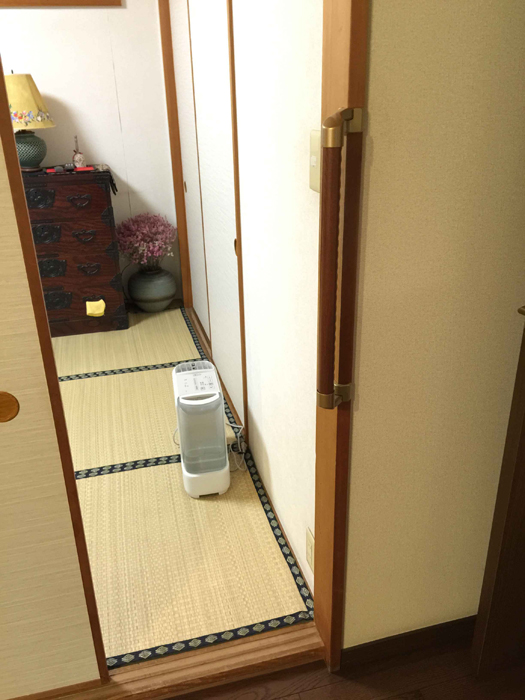 ユニットバス手すりの取付工事1